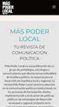 Mobile Screenshot of maspoderlocal.es